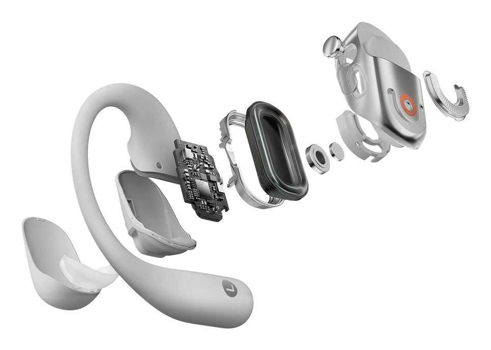 EAN 0810173482431 - SHOKZ OpenFit 2+ Auriculares Inalámbrico gancho de oreja, Dentro de oído Llamadas/Música Bluetooth Gris imagen 3