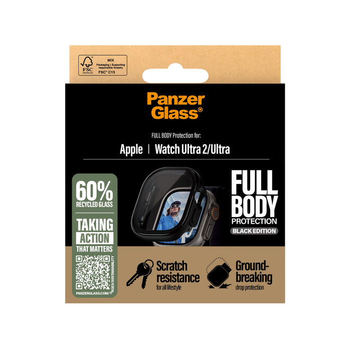 EAN 5715685003738 - PanzerGlass ® Case Full Body Black Apple Watch Ultra 3 | Ultra 2 | Ultra | 49mm Protector de pantalla 1 p imagen 3