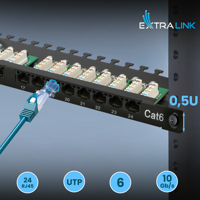 EAN 5902560369663 - Extralink EX.9663 panel de parcheo 0.5U imagen 6