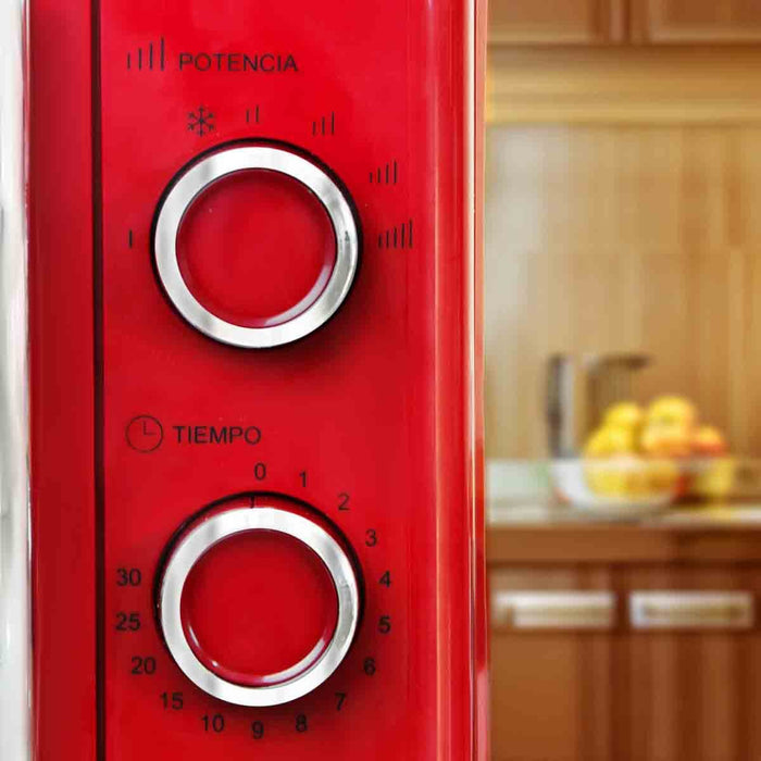 EAN 8426156016825 - Grunkel MW-20ROJO microondas Rojo Solo microondas Encimera 20 L 700 W imagen 4