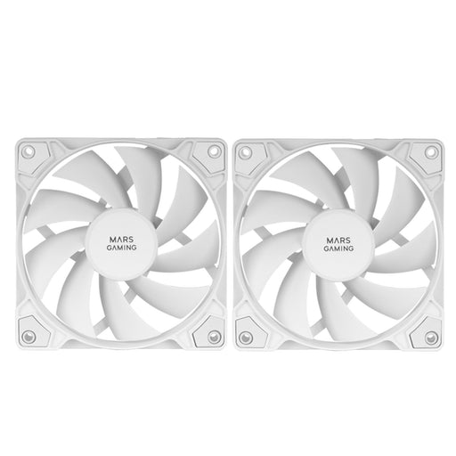 EAN 8435693102786 - Mars Gaming MFPROX2W sistema de refrigeración para ordenador Carcasa del ordenador Ventilador 12 cm 2 pie imagen 2