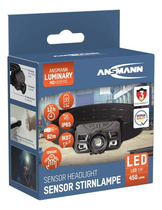 EAN 4013674191970 - Ansmann HD450FRS Negro, Gris Linterna con cinta para cabeza LED imagen 11