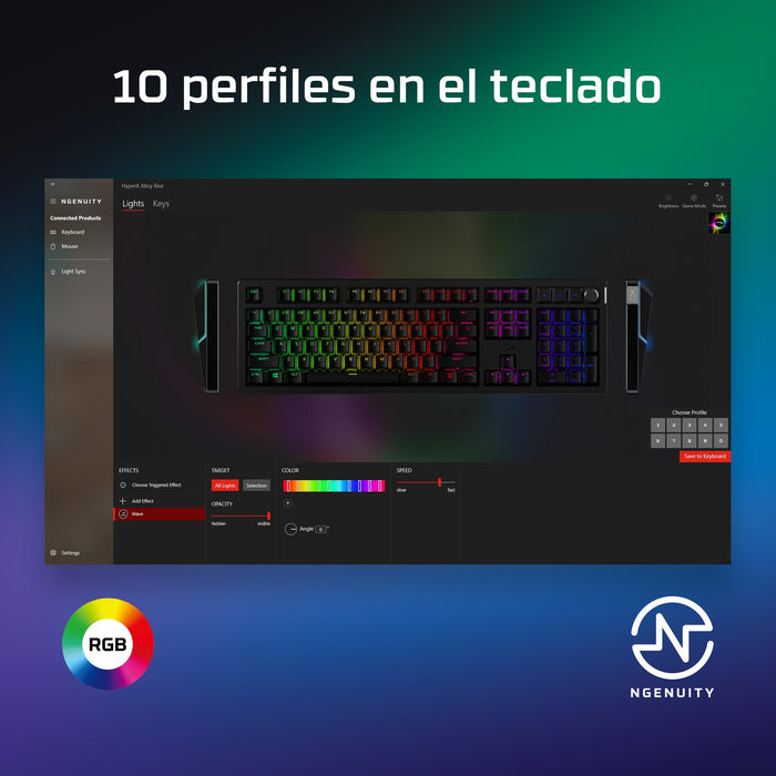 EAN 0197192333839 - HyperX Alloy Rise Gaming Keyboard teclado Juego USB Negro imagen 6