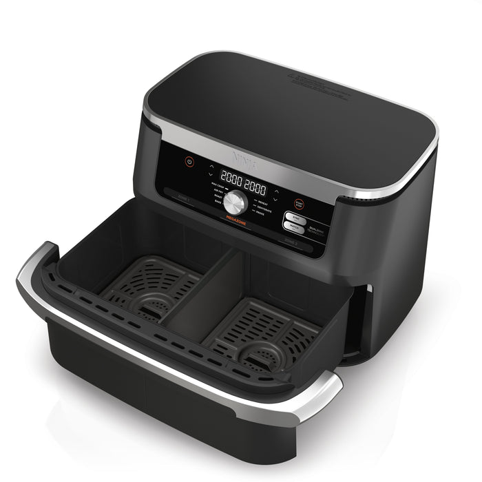 EAN 0622356270373 - Ninja AF500EU freidora Doble 10,4 L Independiente 2470 W Freidora de aire caliente Negro, Acero inoxidabl imagen 6