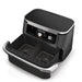 EAN 0622356270373 - Ninja AF500EU freidora Doble 10,4 L Independiente 2470 W Freidora de aire caliente Negro, Acero inoxidabl imagen 6
