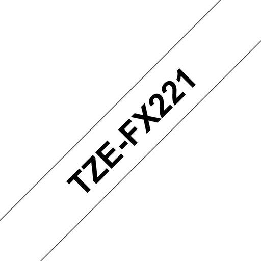 EAN 4977766693202 - Brother TZE-FX221 cinta para impresora de etiquetas Negro sobre blanco imagen 1