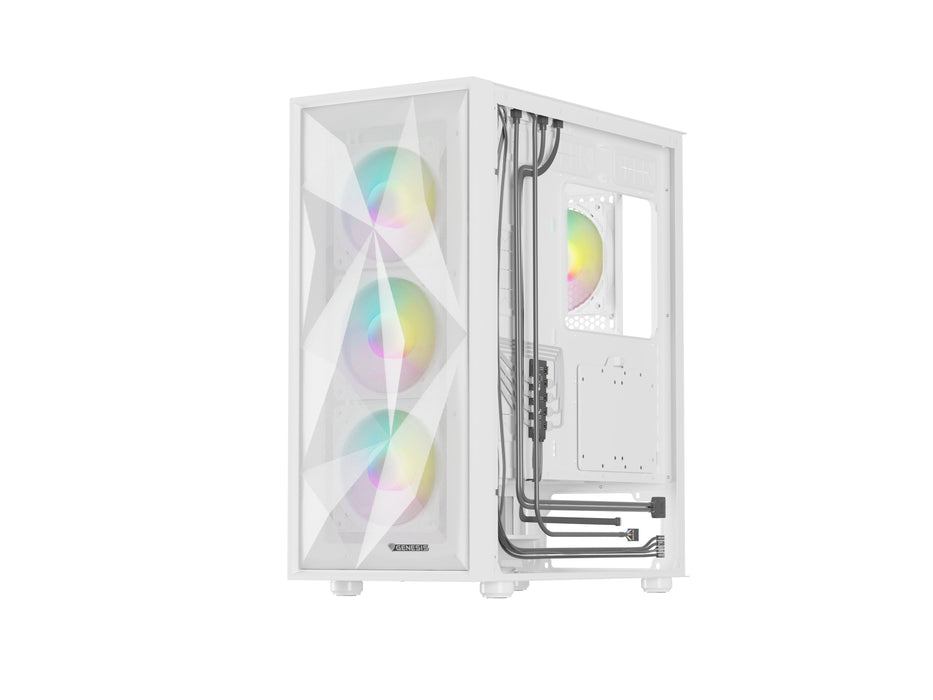 EAN 5901969444544 - GENESIS Diaxid 605 ARGB Midi Tower Blanco imagen 10