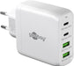 EAN 4040849648182 - Goobay 64818 cargador de dispositivo móvil Auriculares, Portátil, Smartphone Blanco Corriente alterna Car imagen 1