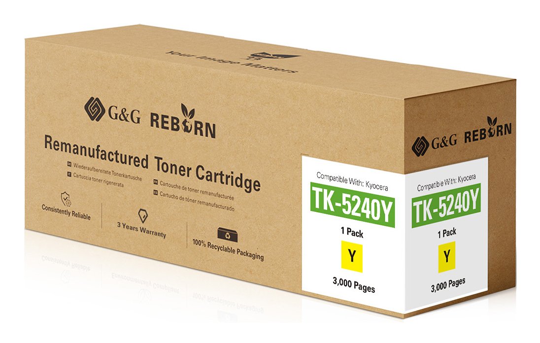 EAN 6942383124376 - G&G 21307 cartucho de tóner 1 pieza(s) Compatible Amarillo imagen 3
