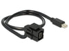EAN 4043619863747 - DeLOCK 86374 cable DisplayPort 0,5 m Mini DisplayPort Negro imagen 1