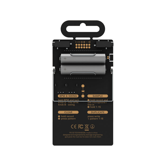 EAN 7350073030842 - Teenage Engineering PO-33 K.O! Negro imagen 2