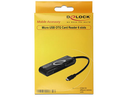 EAN 4043619917327 - DeLOCK 91732 lector de tarjeta USB 2.0 Negro imagen 2