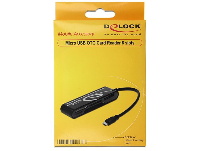 EAN 4043619917327 - DeLOCK 91732 lector de tarjeta USB 2.0 Negro imagen 2