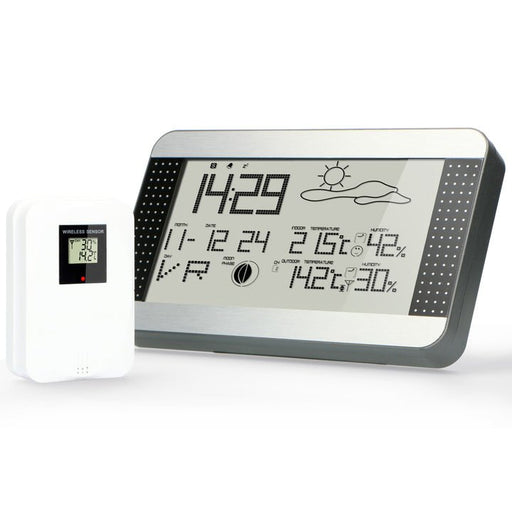 EAN 8712412533152 - Alecto WS-1700 Negro, Plata LCD Batería imagen 2