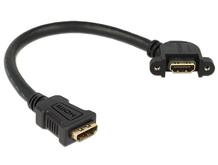 EAN 4043619851010 - DeLOCK 0.25m 2xHDMI cable HDMI 0,25 m HDMI tipo A (Estándar) Negro imagen 1