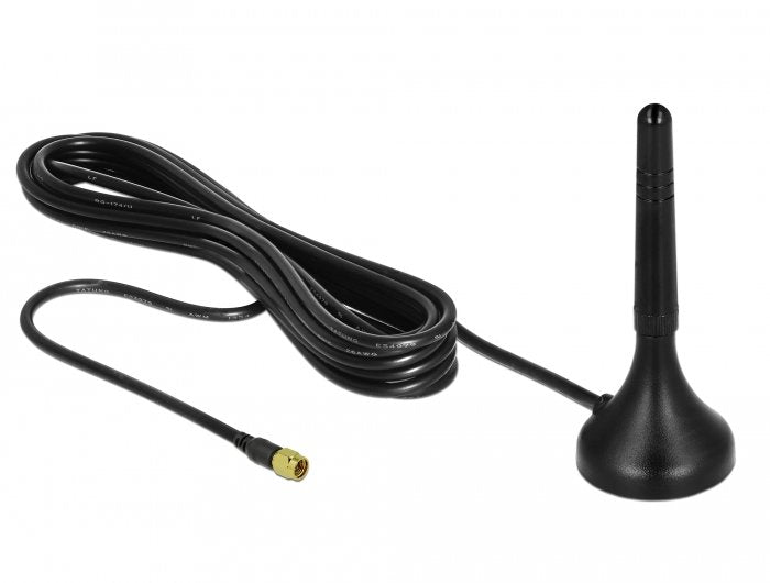 EAN 4043619125838 - DeLOCK 12583 antena para red Antena omnidireccional SMA 2 dBi imagen 1
