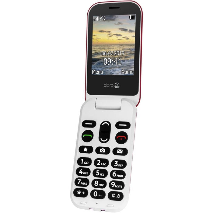 EAN 7322460077631 - Doro 6060 124 g Rojo Característica del teléfono imagen 4