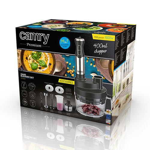 EAN 5905575910530 - Camry Premium CR 4623 licuadora 2 L Batidora de vaso 1600 W Negro imagen 9
