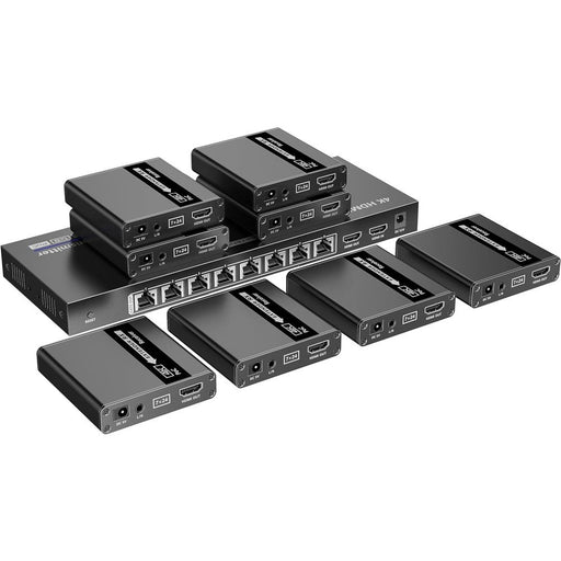 EAN 8059018368505 - Techly IDATA EX-HL81TYP extensor audio/video Transmisor y receptor de señales AV Negro imagen 1