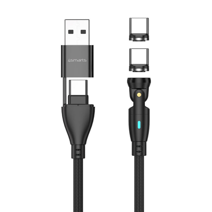 EAN 4252011909919 - 4smarts 541235 cable USB USB 2.0 1,8 m USB C Negro imagen 3