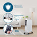 EAN 8426156015927 - Grunkel RAC-8PIROSDIGITAL calefactor eléctrico Interior Blanco 2000 W Radiador de aceite eléctrico imagen 6