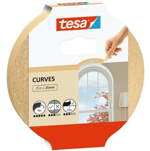 EAN 4042448294937 - TESA 56533-00001-02 cintas de pintar 25 m Cinta de pintor Apto para uso en interior Marrón imagen 1