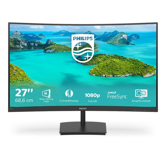 EAN 8712581759391 - Philips E Line 271E1SCA/00 pantalla para PC 68,6 cm (27") 1920 x 1080 Pixeles Full HD LCD Negro imagen 3