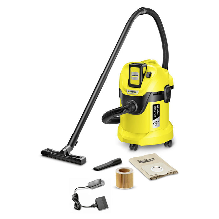 EAN 4054278291871 - Kärcher 1.629-911.0 extractor de polvo Negro, Amarillo 17 L 300 W imagen 1