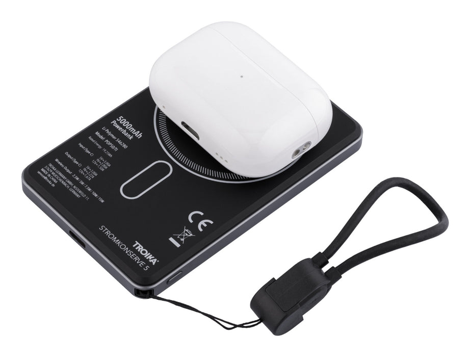 EAN 4024023167416 - TROIKA POP50 5000 mAh Cargador inalámbrico Gris, Negro imagen 5