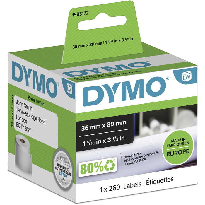 EAN 3501179831725 - DYMO 1983172 etiqueta de impresora Blanco Etiqueta para impresora autoadhesiva imagen 2