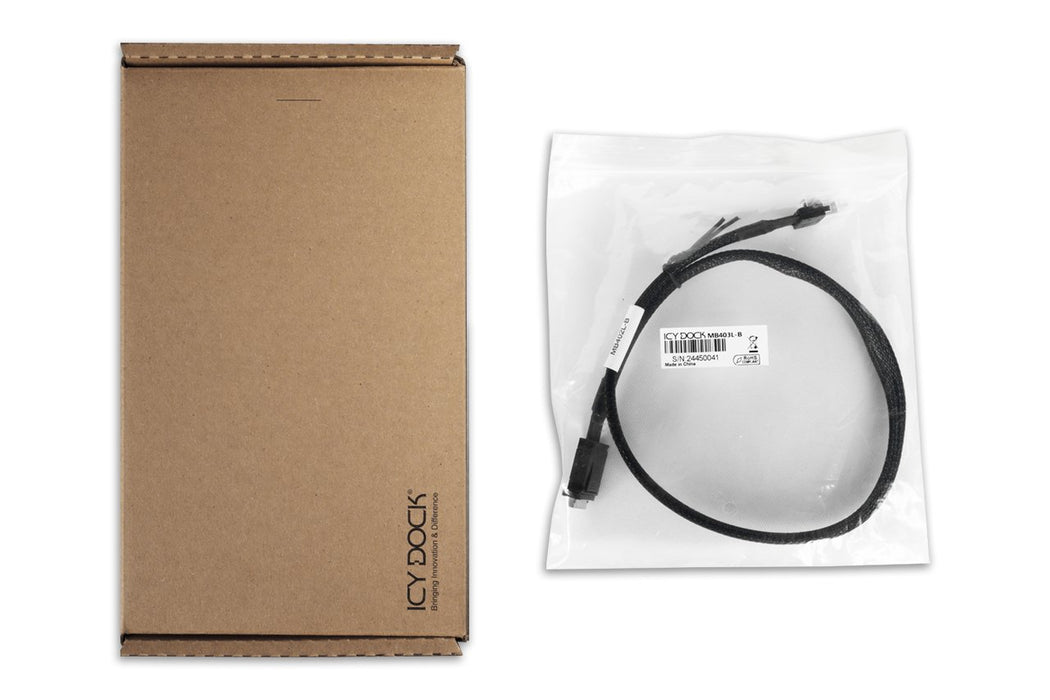 EAN 4713227446822 - Icy Dock MB403L-B accesorio y pieza para dispositivo de almacenamiento de datos Cable imagen 4