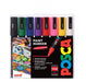 EAN 4902778154151 - POSCA PC-5M Negro, Azul, Verde, Rosa, Rojo, Violeta, Blanco, Amarillo 8 pieza(s) imagen 1