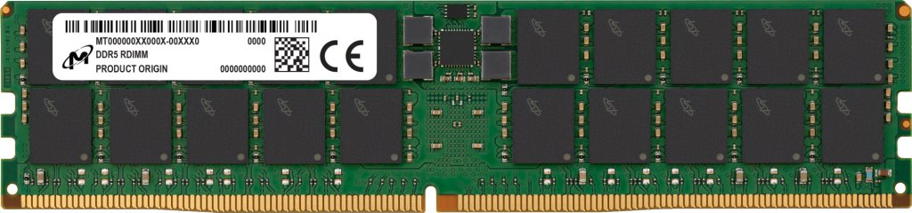EAN 0649528935359 - Micron MTC40F204WS1RC56BB1R módulo de memoria 64 GB 1 x 64 GB DDR5 288-pin DIMM ECC imagen 1