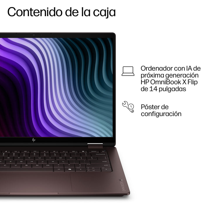 EAN 821844742655 - HP OmniBook X Flip 2-in-1 Laptop Next Gen AI 14-kc0005nsx Copilot+ PC AMD Ryzen AI 9 445 35,6 cm (14") Pan imagen 6