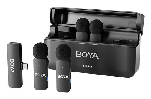 EAN 6974700654679 - BOYA BY-V4U Negro Micrófono con pinza de enganche imagen 1