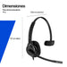 EAN 0199251820366 - HP Poly Mission 425 Stereo USB Wired Headset (Bulk) Negro imagen 8