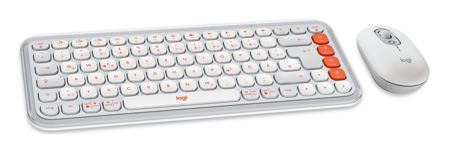 EAN 5099206127661 - Logitech 920-013107 teclado Ratón incluido Universal Bluetooth QWERTZ Alemán Blanco imagen 2