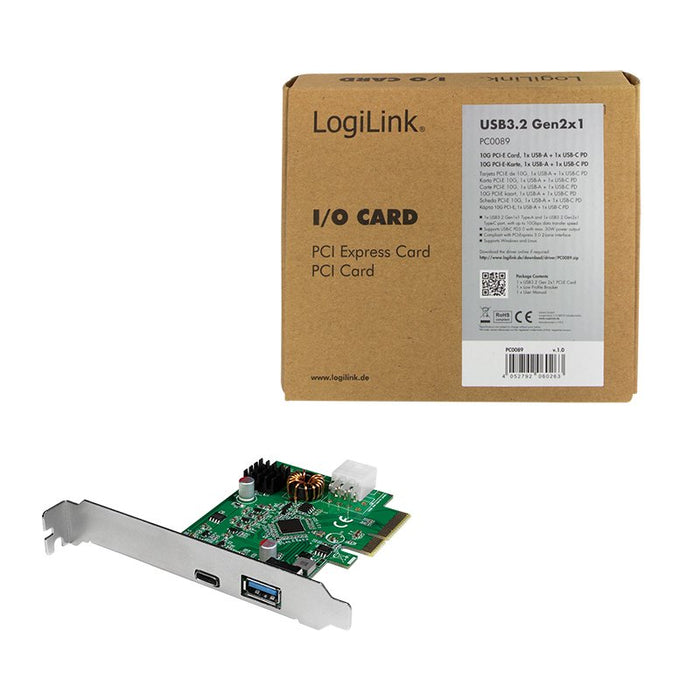 EAN 4052792060263 - LogiLink PC0089 tarjeta y adaptador de interfaz Interno USB 3.2 Gen 2 (3.1 Gen 2) imagen 4