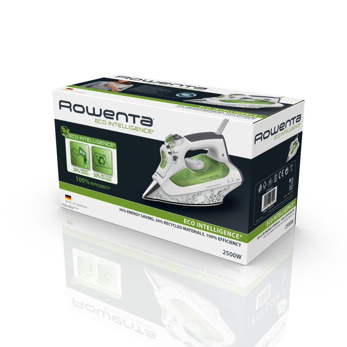 EAN 4210101961544 - Rowenta DW6040 Plancha a vapor Suela Microsteam 400 HD 3De 2500 W Blanco, Verde imagen 8