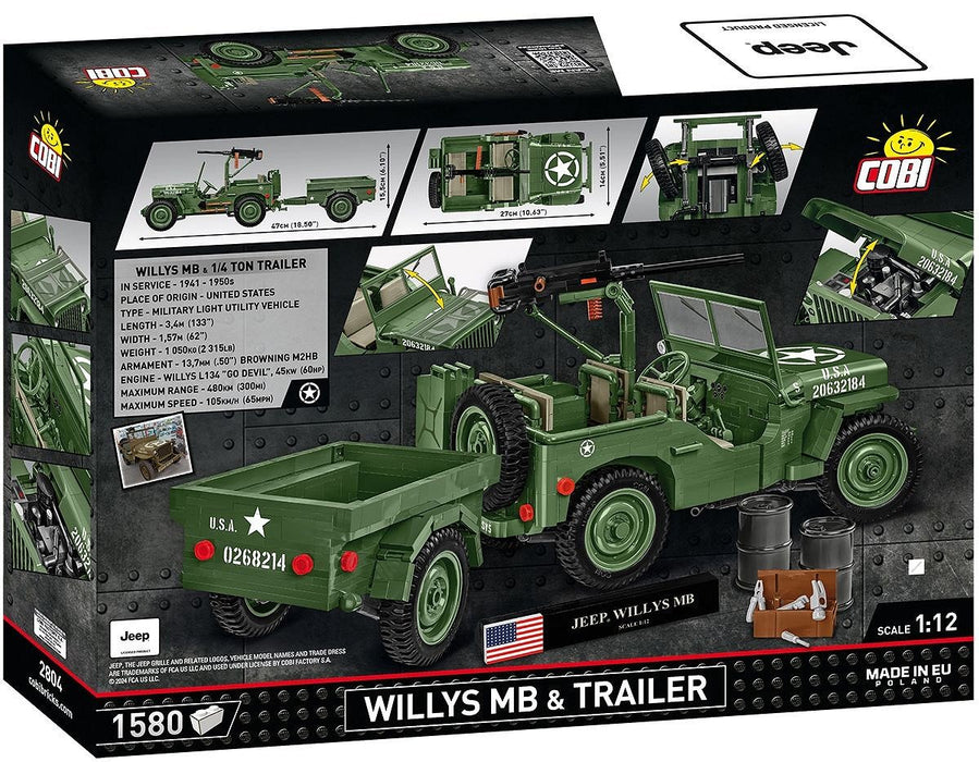 EAN 5902251028046 - COBI Willys MB & Trailer - Executive Edition imagen 6