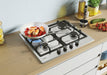 EAN 8016361967038 - Candy Idea CHG6BR4WX Acero inoxidable Integrado 60 cm Encimera de gas 4 zona(s) imagen 3