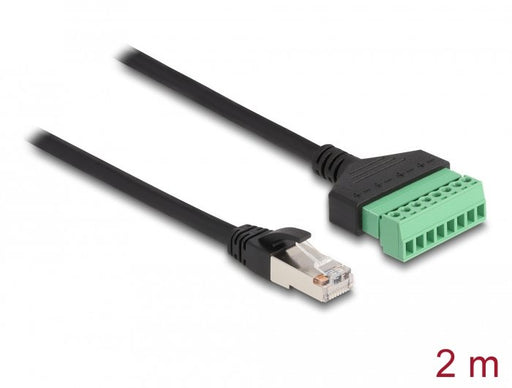 EAN 4043619660414 - DeLOCK 66041 cable de red Negro, Verde Cat6 U/UTP (UTP) imagen 2