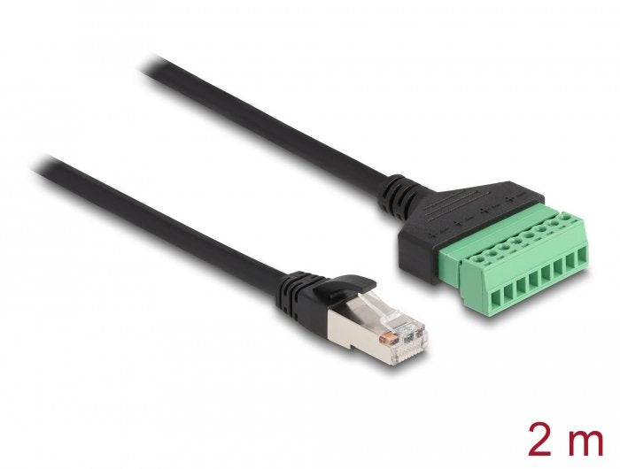 EAN 4043619660414 - DeLOCK 66041 cable de red Negro, Verde Cat6 U/UTP (UTP) imagen 2