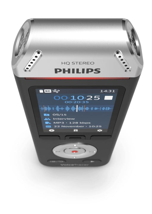 EAN 0855971006434 - Philips Voice Tracer DVT2110/00 dictáfono Tarjeta flash Negro, Cromo imagen 2
