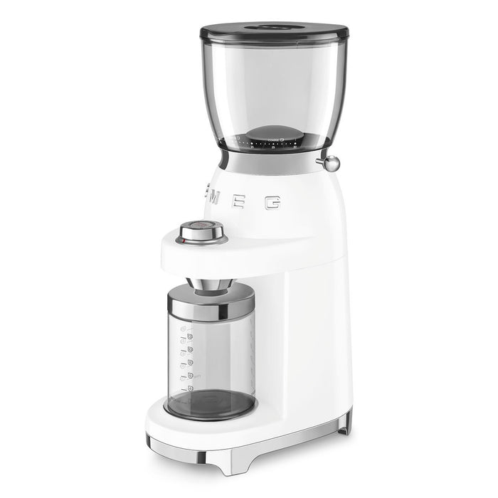 EAN 8017709318017 - Smeg CGF11WHEU molinillo de café 150 W Blanco imagen 4