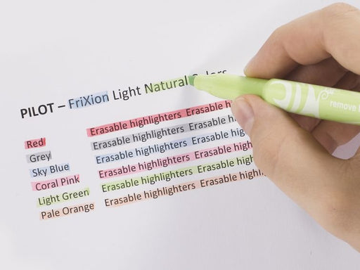 EAN 3131910572589 - Pilot FriXion Light Natural Colors marcador 6 pieza(s) Punta de cincel Azul, Gris, Verde claro, Naranja,  imagen 2