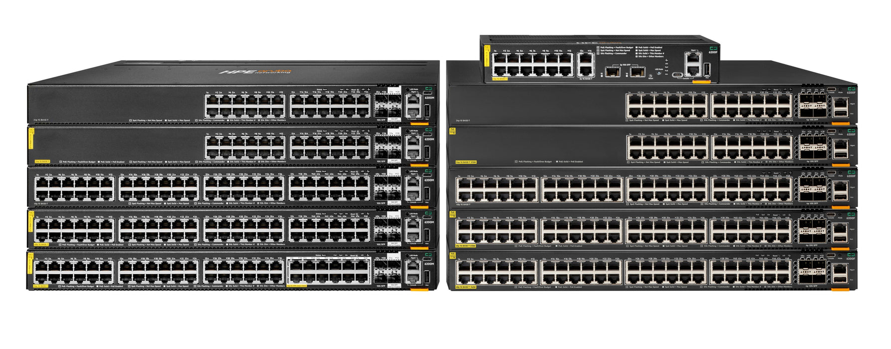EAN 0190017535043 - HPE Aruba Networking CX 6200M 36G 12SR5 Class6 PoE 4SFP+ Switch imagen 1