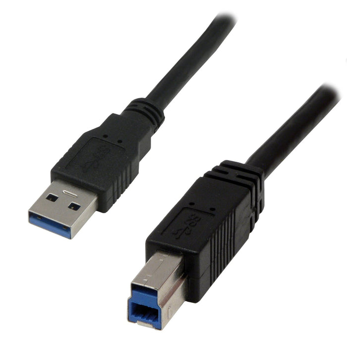 EAN 3700224708092 - MCL MC923AB-3M/N cable USB USB A USB B 5 Gbit/s Negro imagen 1