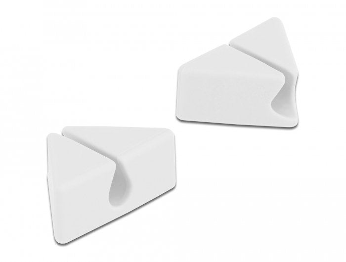EAN 4043619183289 - DeLOCK 18328 organizador de cables Soporte para cables Gris, Blanco 2 pieza(s) imagen 3