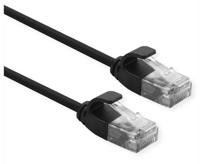 EAN 7630049615243 - ROLINE 21.15.3952 cable de red Negro 0,5 m Cat6a U/UTP (UTP) imagen 1